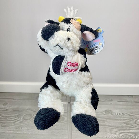 First & Main Carrie the Cow Owie Cowie Plush Get Well Soon Stuffed Animal NEW - Picture 1 of 12
